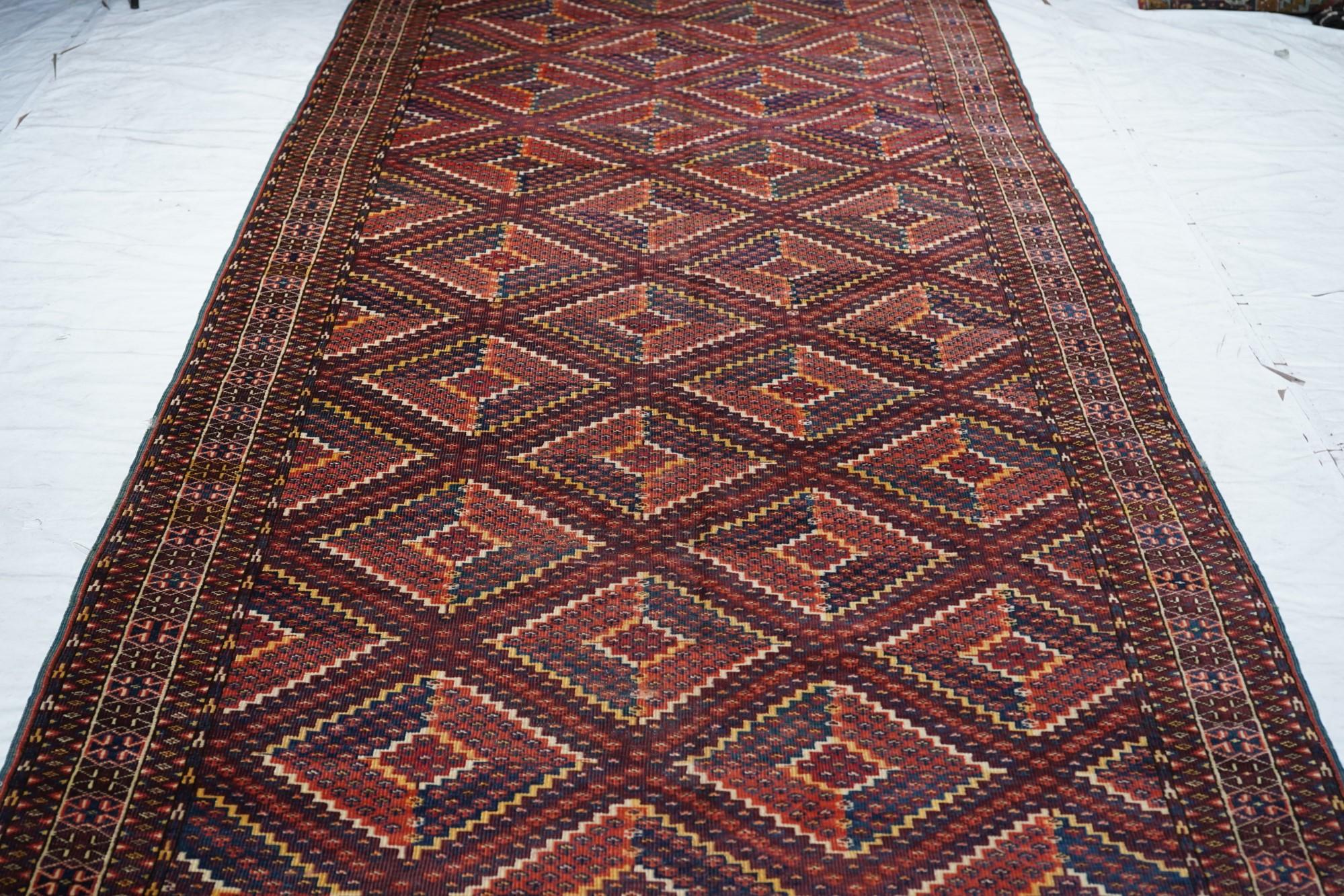 Antique Caucasian Yamud Rug For Sale 3