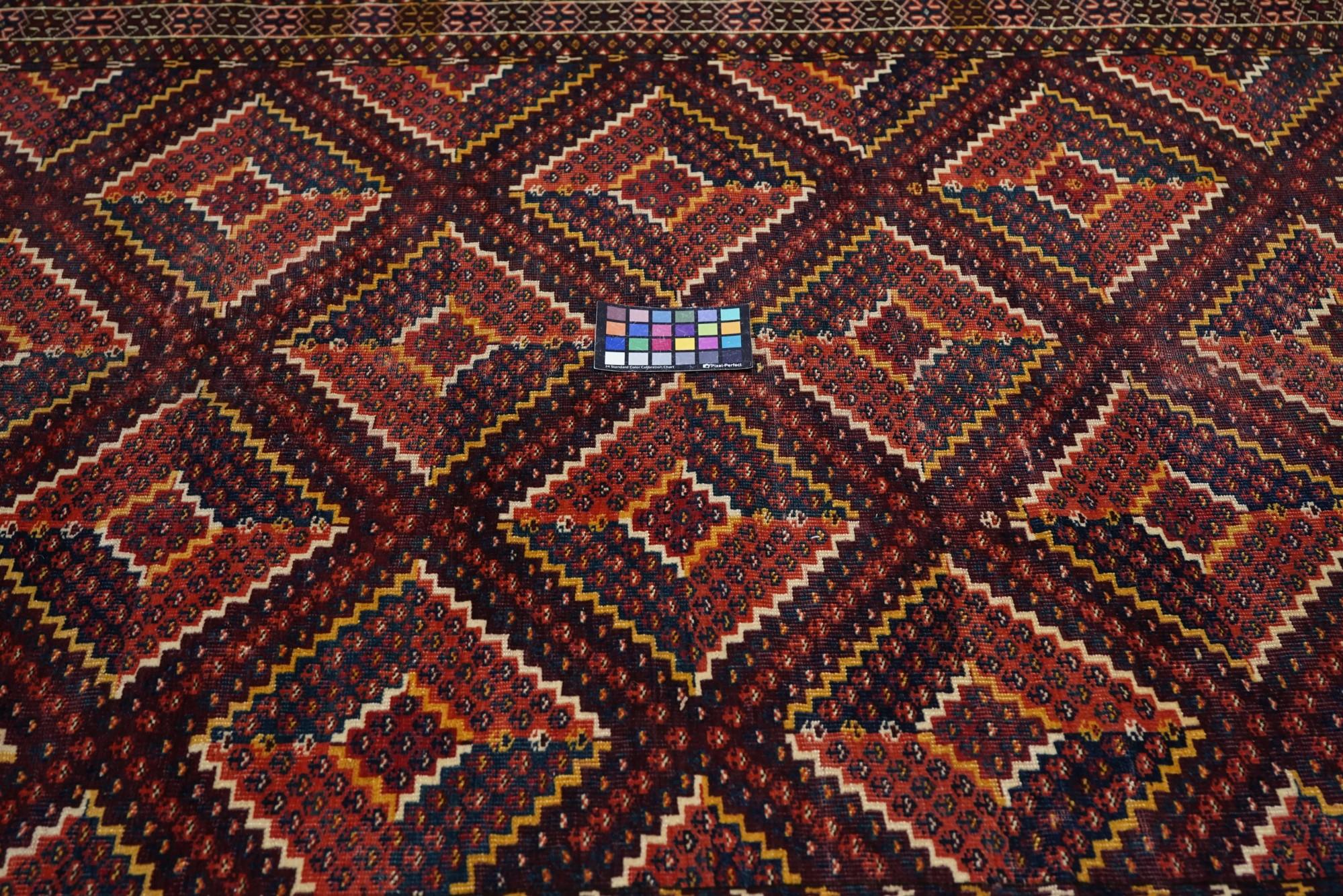 Antique Caucasian Yamud Rug For Sale 4