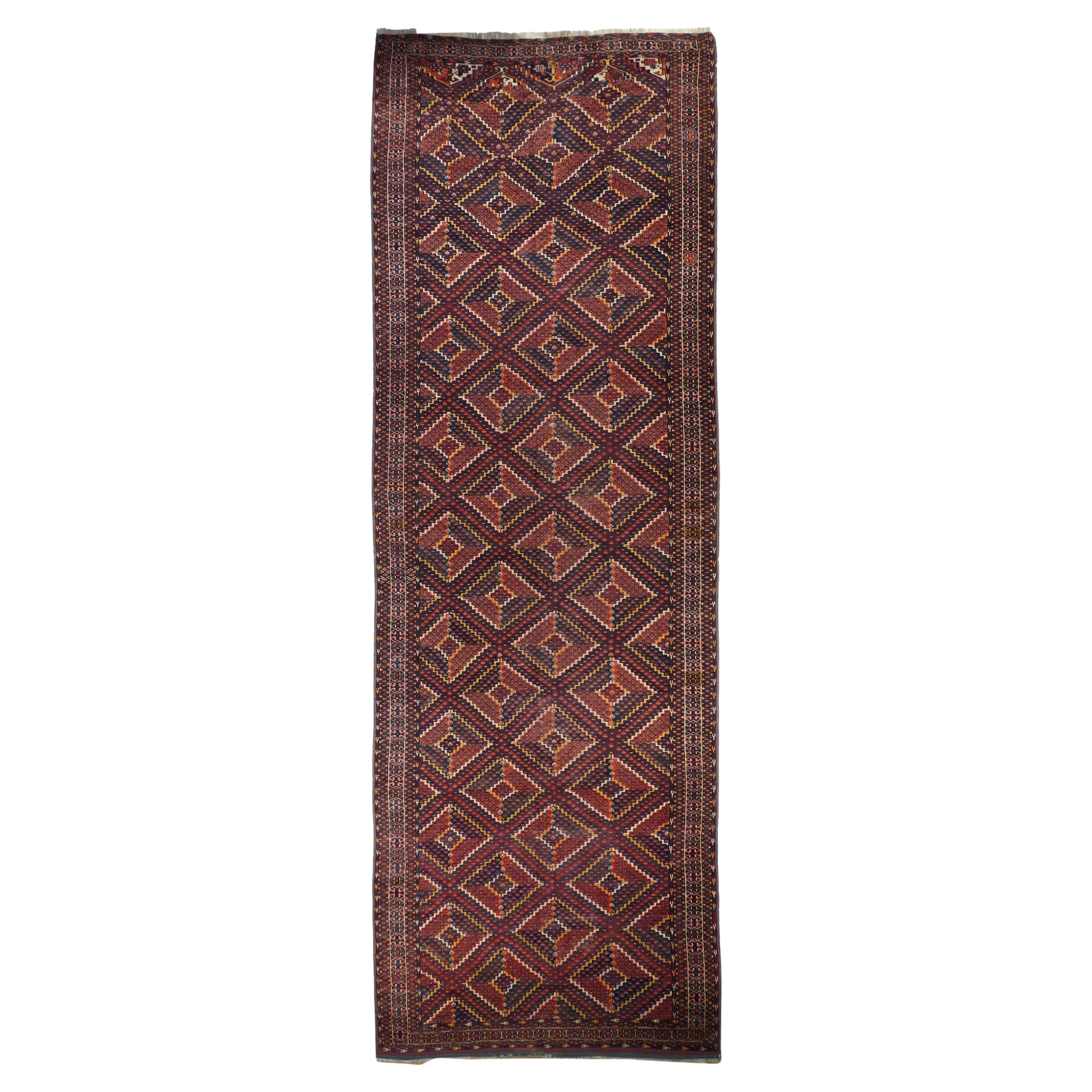 Antique Caucasian Yamud Rug For Sale