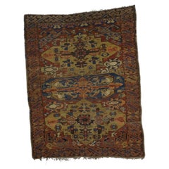 Antique Caucasian Zehour Chi Chi Rug 4’0" x 5’2"