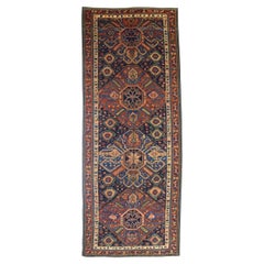 Antike kaukasische Zehour Teppich 5'4" x 13'8"