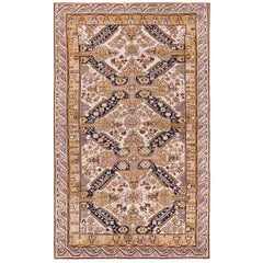 Tapis caucasien Zeychor du début du 20ème siècle ( 3'9" x 6'6" - 114 x 198 )