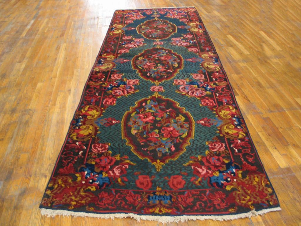 19th Century Caucasian Zeychor Carpet with European Design Influences 
 4'6