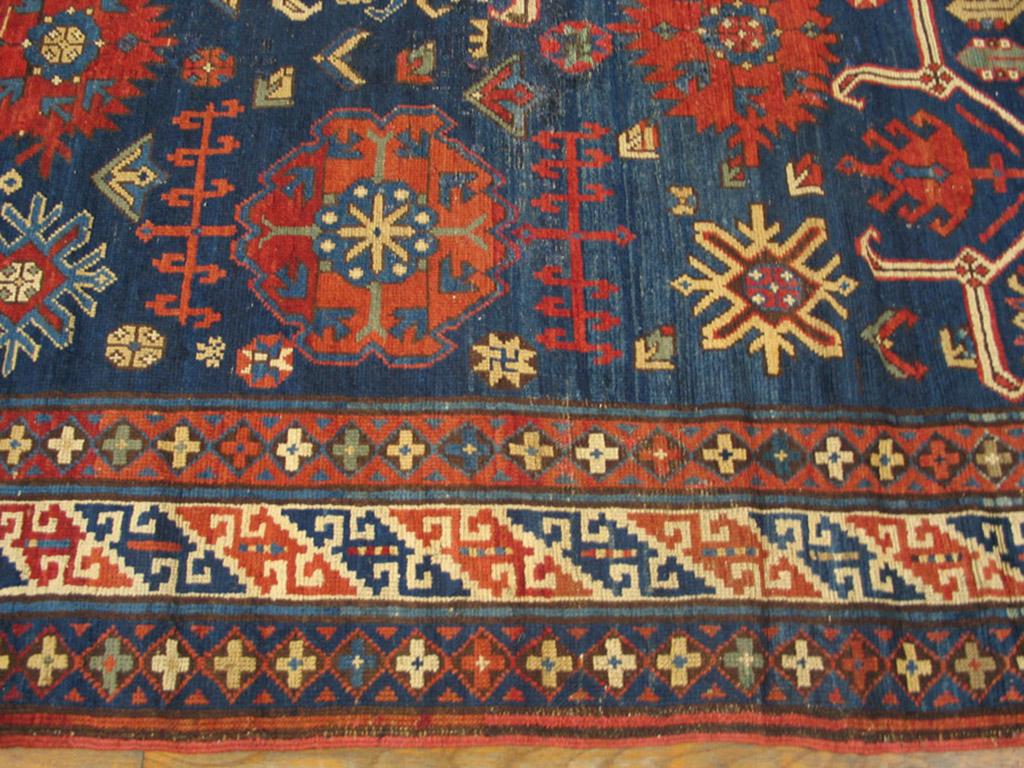 Antique Caucasian-Zeychor Rug In Good Condition For Sale In New York, NY
