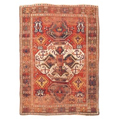 Antique Caucasien Rug, Kazak, Lori Pambak, Circa 1850