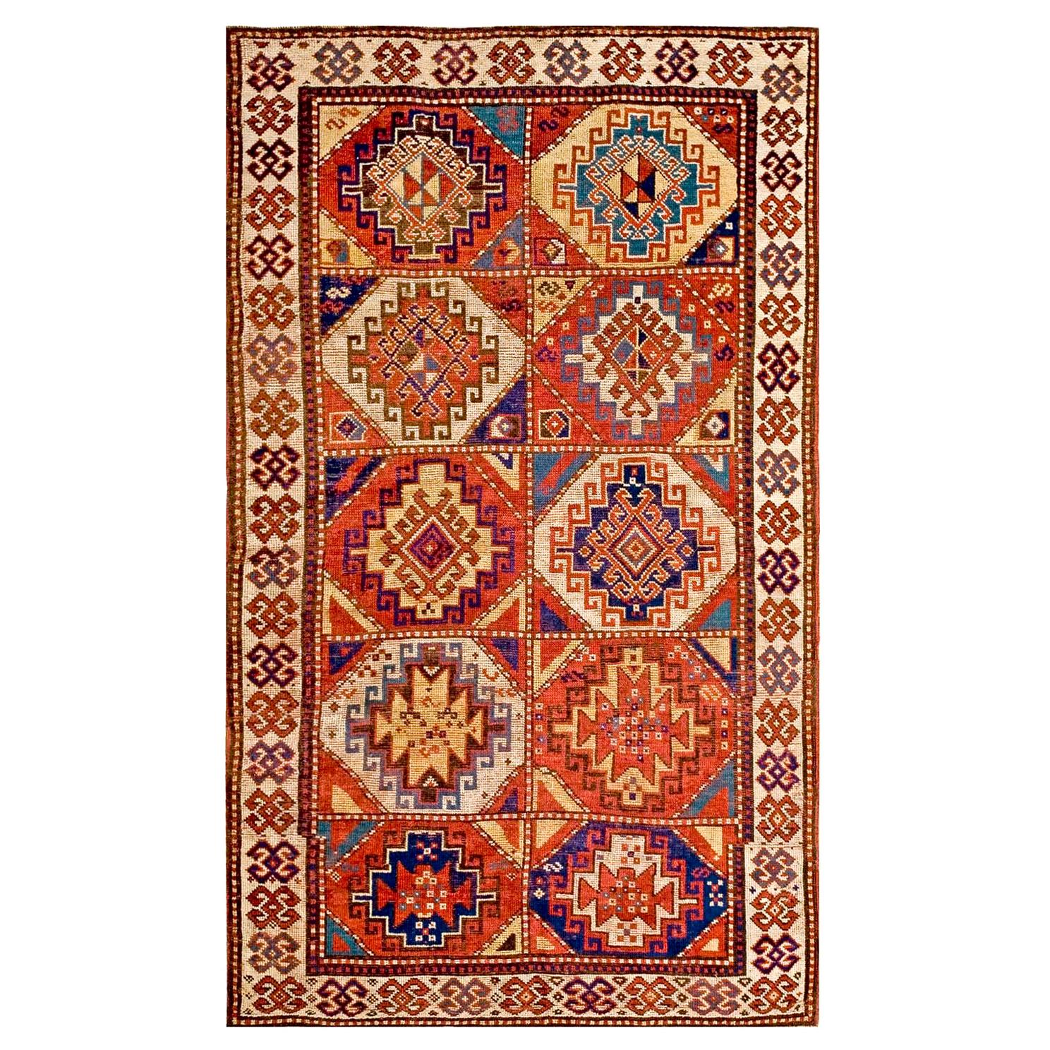 19th Century Caucasian Kazak Carpet