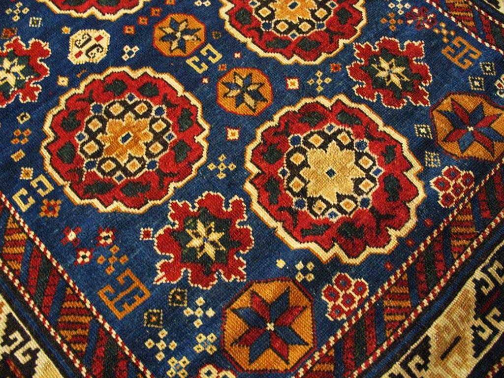 Hand-Knotted Antique Caucasus, Kuba Rug For Sale