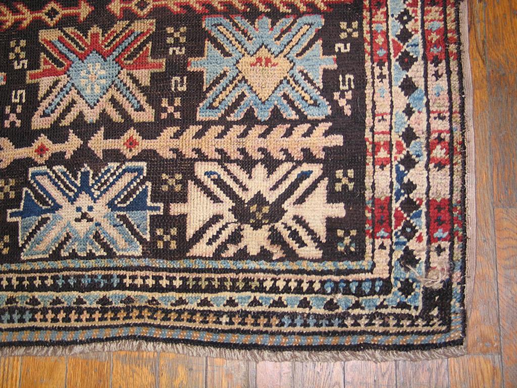 Kazak Early 20th Century Caucasian Karabagh Carpet ( 3'4