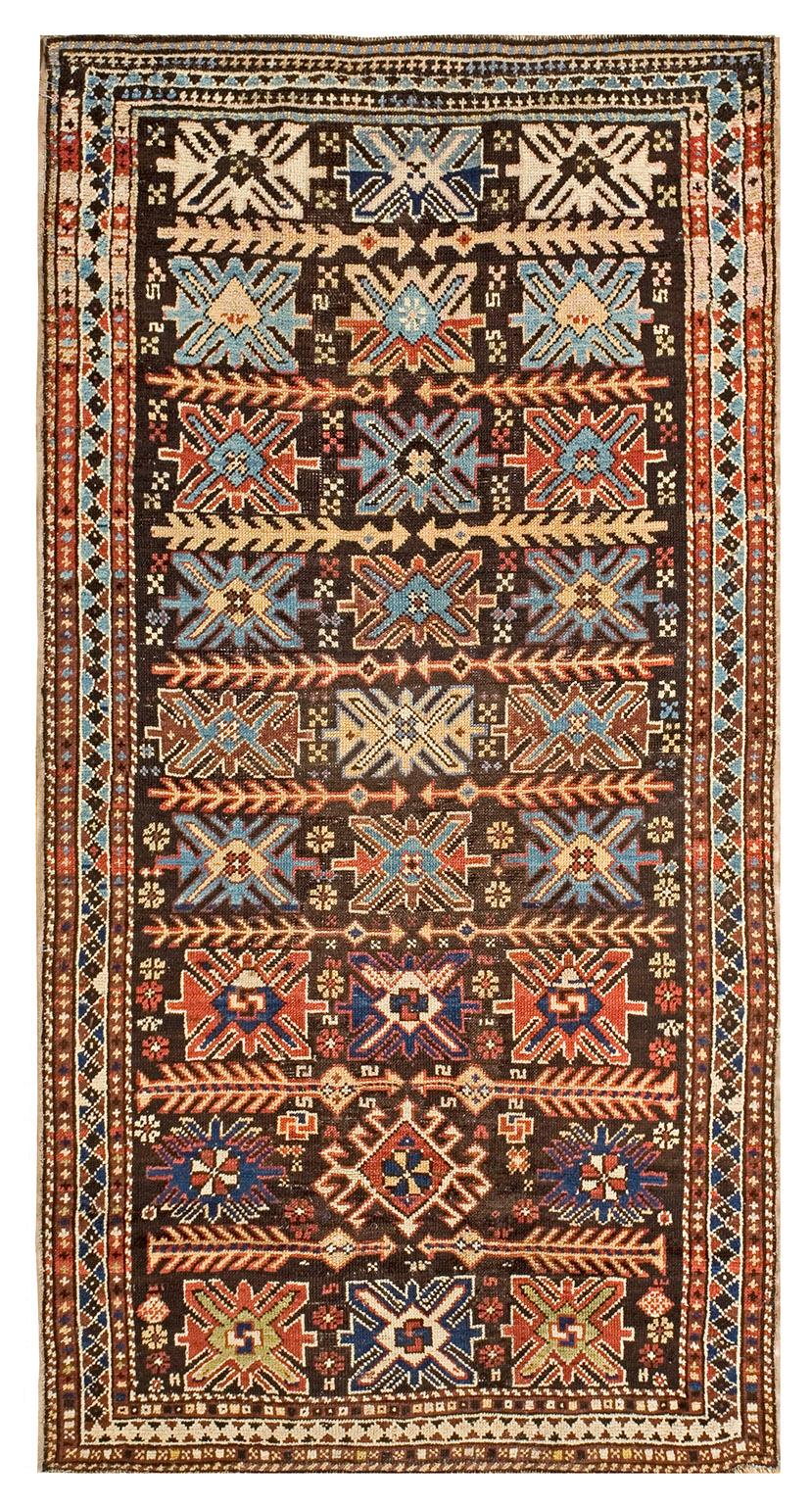 Caucasico Tappeto Karabagh caucasico dei primi del Novecento ( 3'4