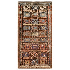 Antique Early 20th Century Caucasian Karabagh Carpet ( 3'4" x 6'3" - 102 x 191 )
