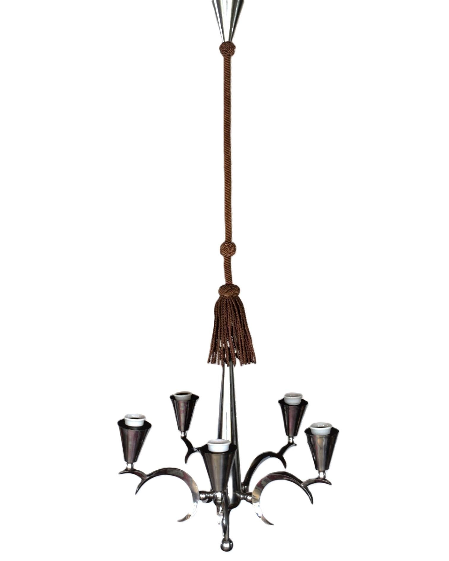Austriaco Lampada da soffitto antica di Dagobert Peche in vendita