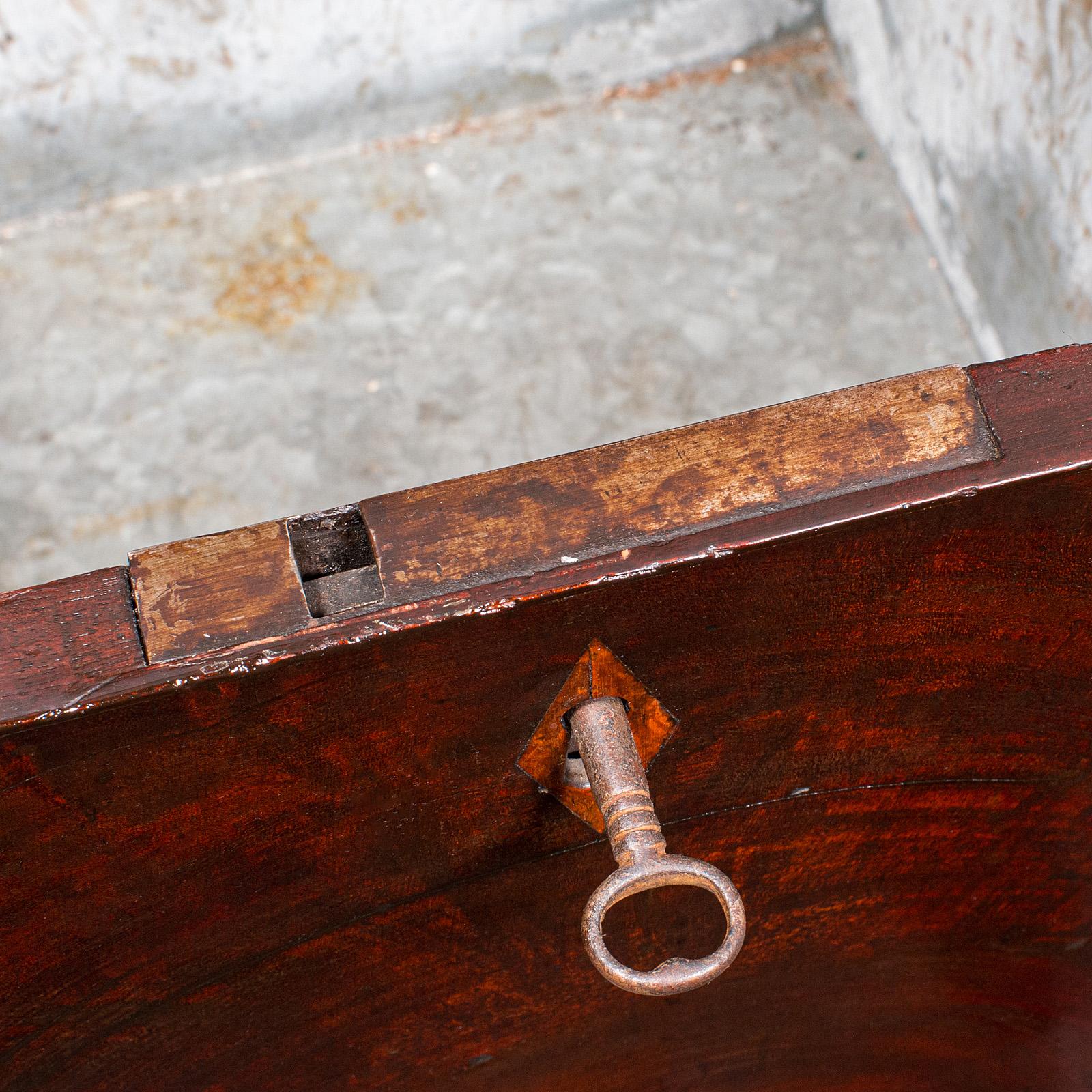 Antique Cellarette, English, Wine Cellar, Fireside Store, Blanket Box, Georgian For Sale 5