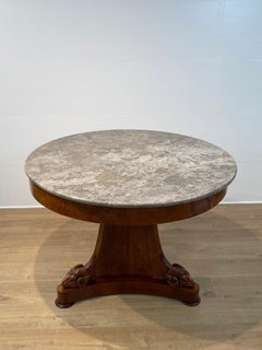 Antique Center Table on a Central foot