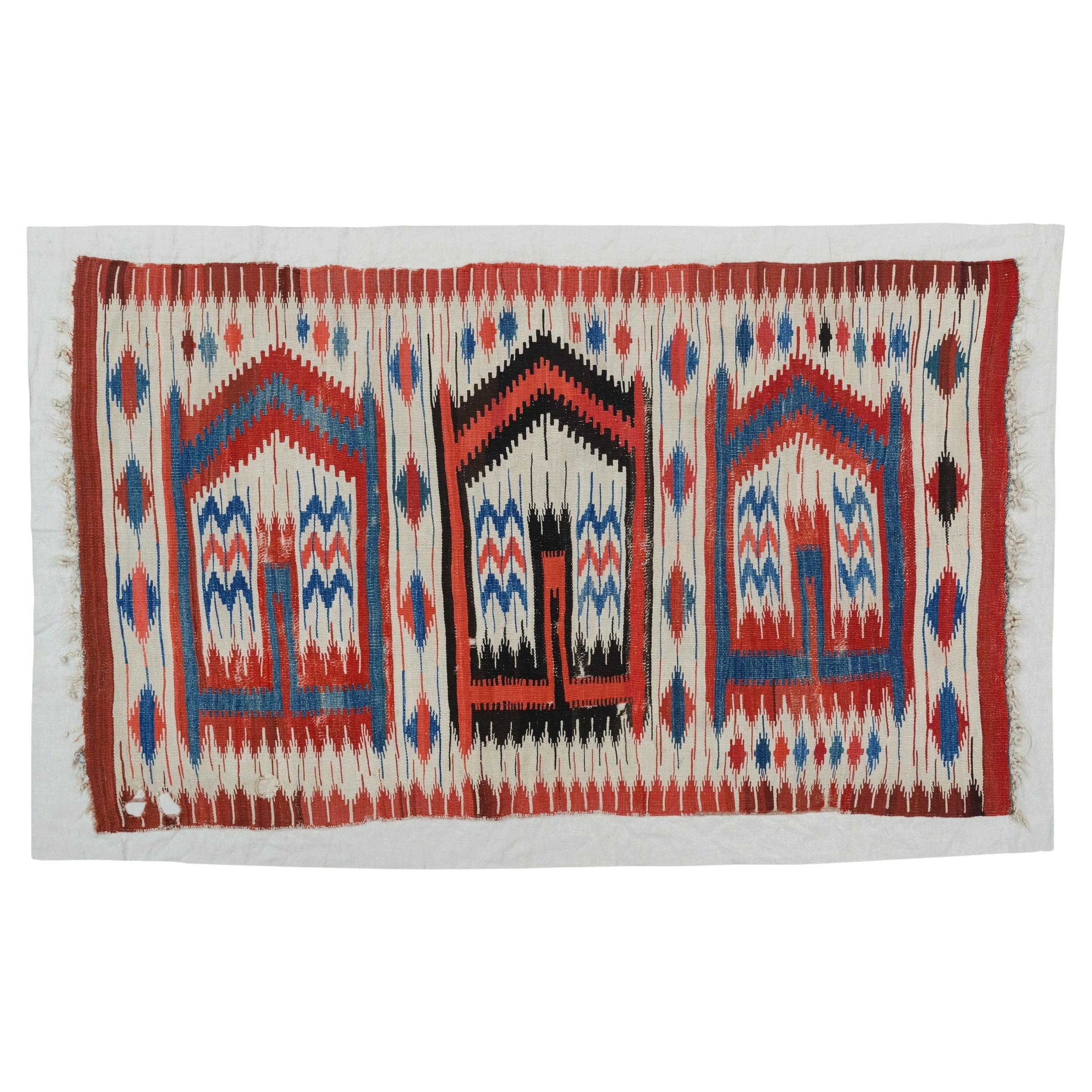Antico Karapinar Saph Kilim dell'Anatolia Centrale