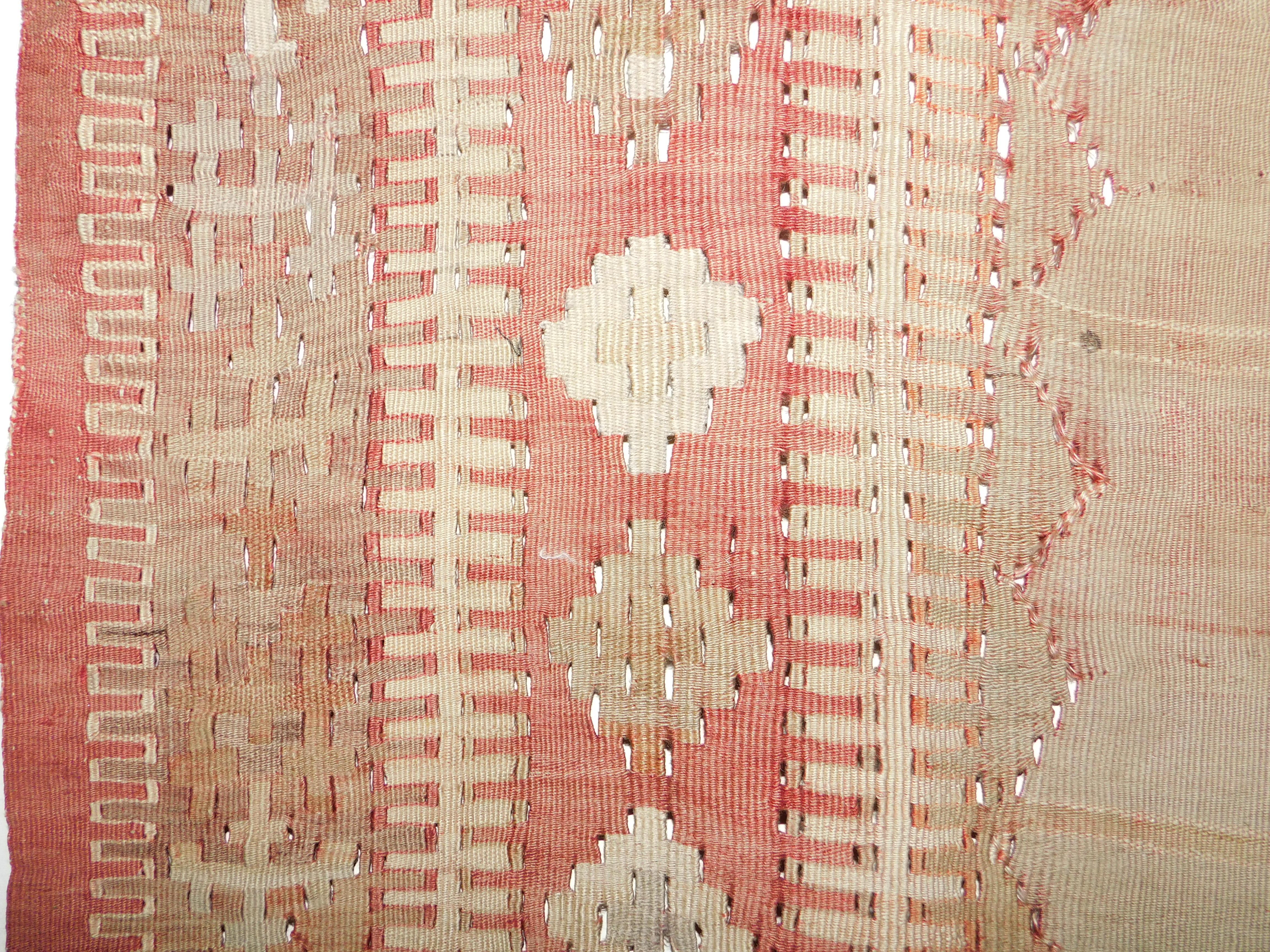 Antique central Anatolian Kilim prayer rug with 