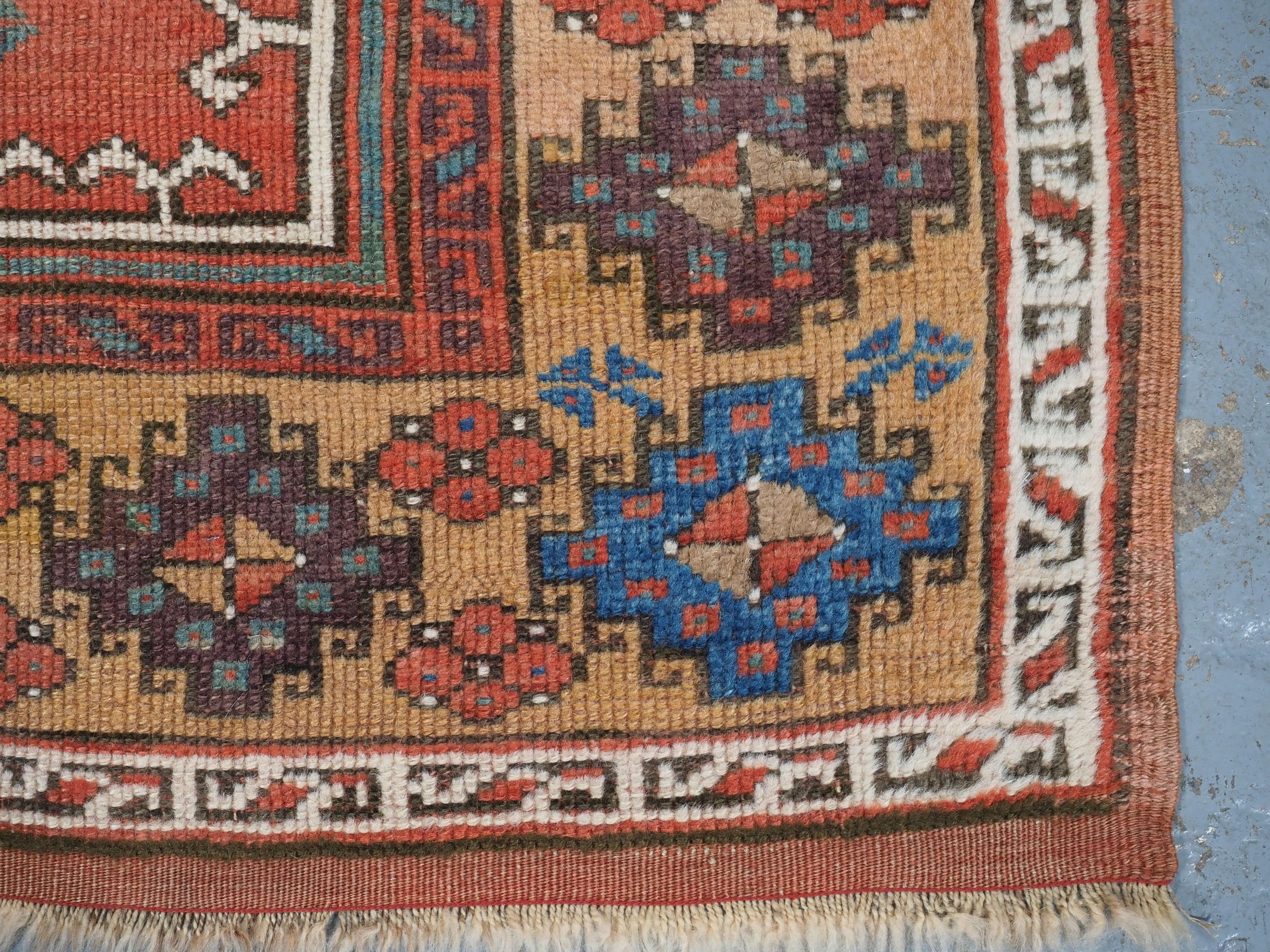 Antique Central Anatolian Konya region village prayer rug.  Circa 1850. For Sale 4