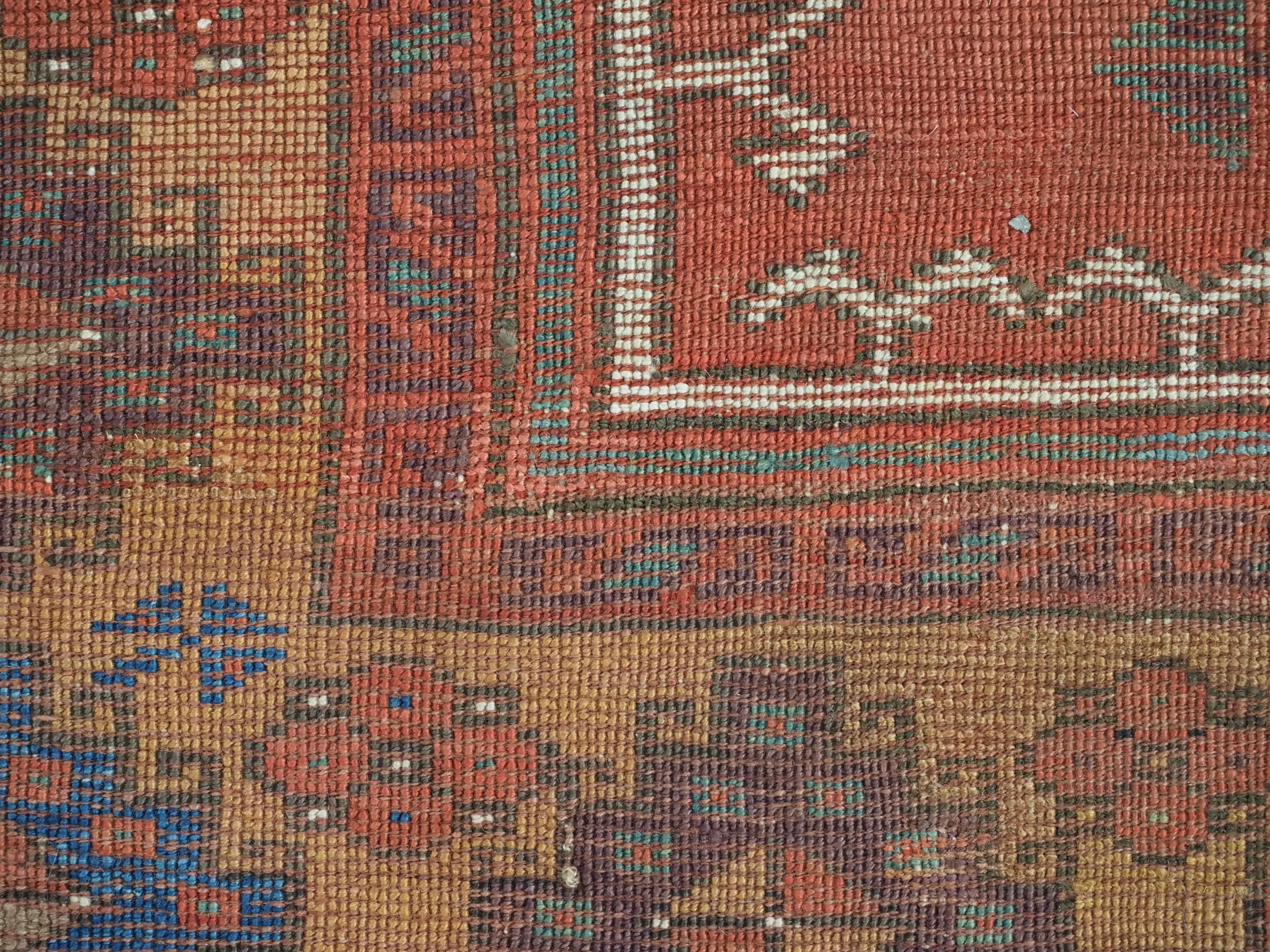 Antique Central Anatolian Konya region village prayer rug.  Circa 1850. For Sale 5