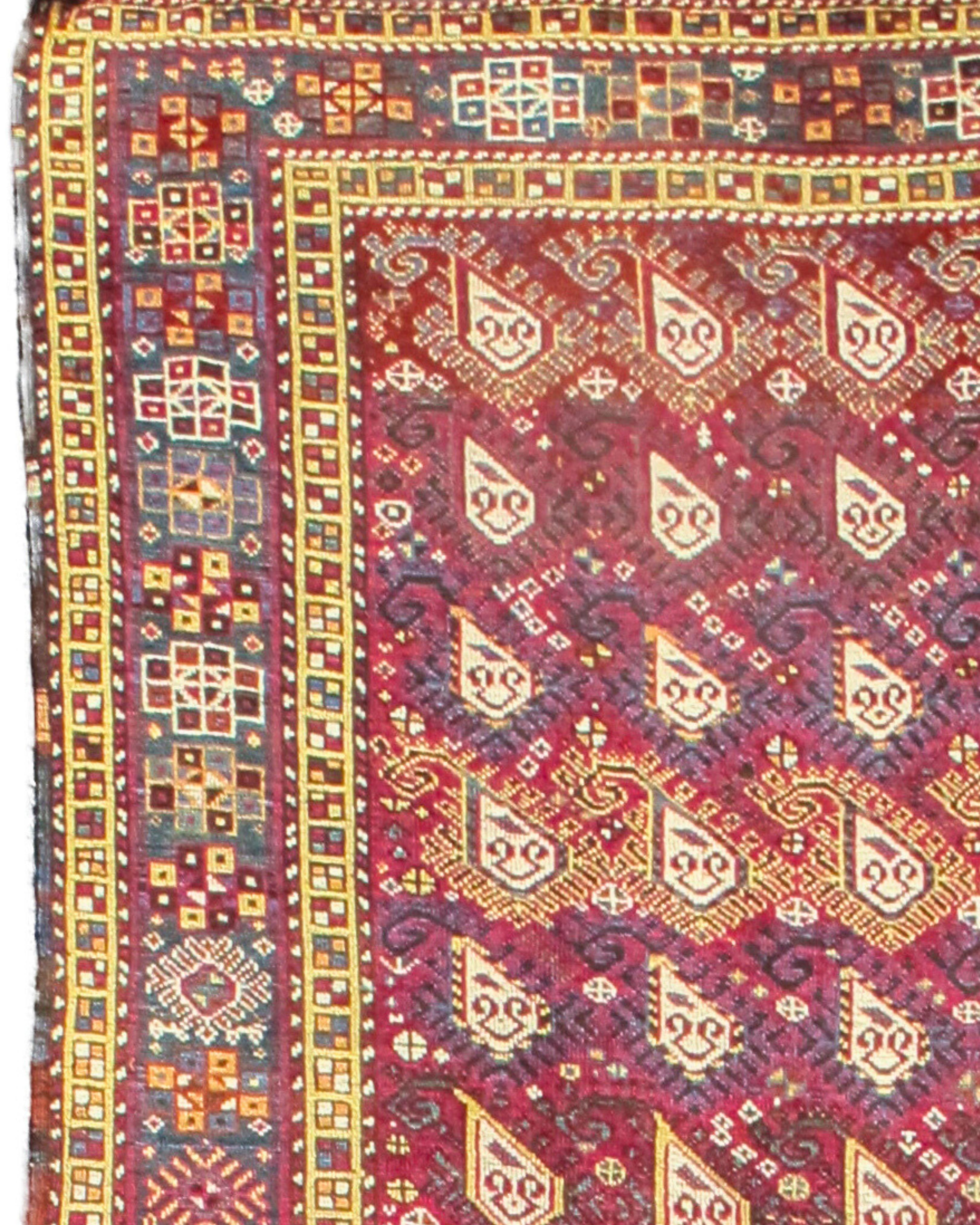 Turkish Antique Central Anatolian Runner, Late 19th Century For Sale