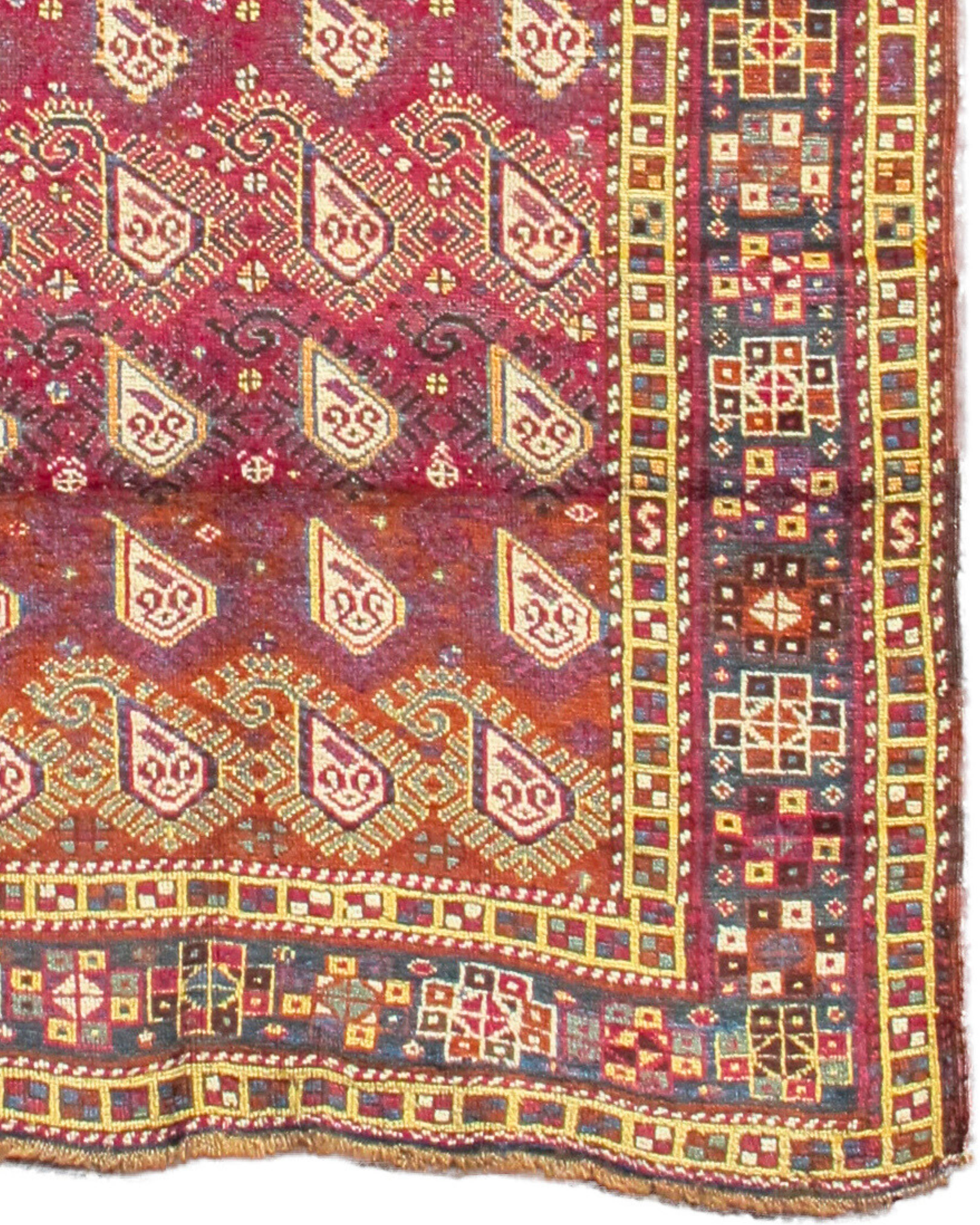 Antique Central Anatolian Runner, Late 19th Century In Good Condition For Sale In San Francisco, CA