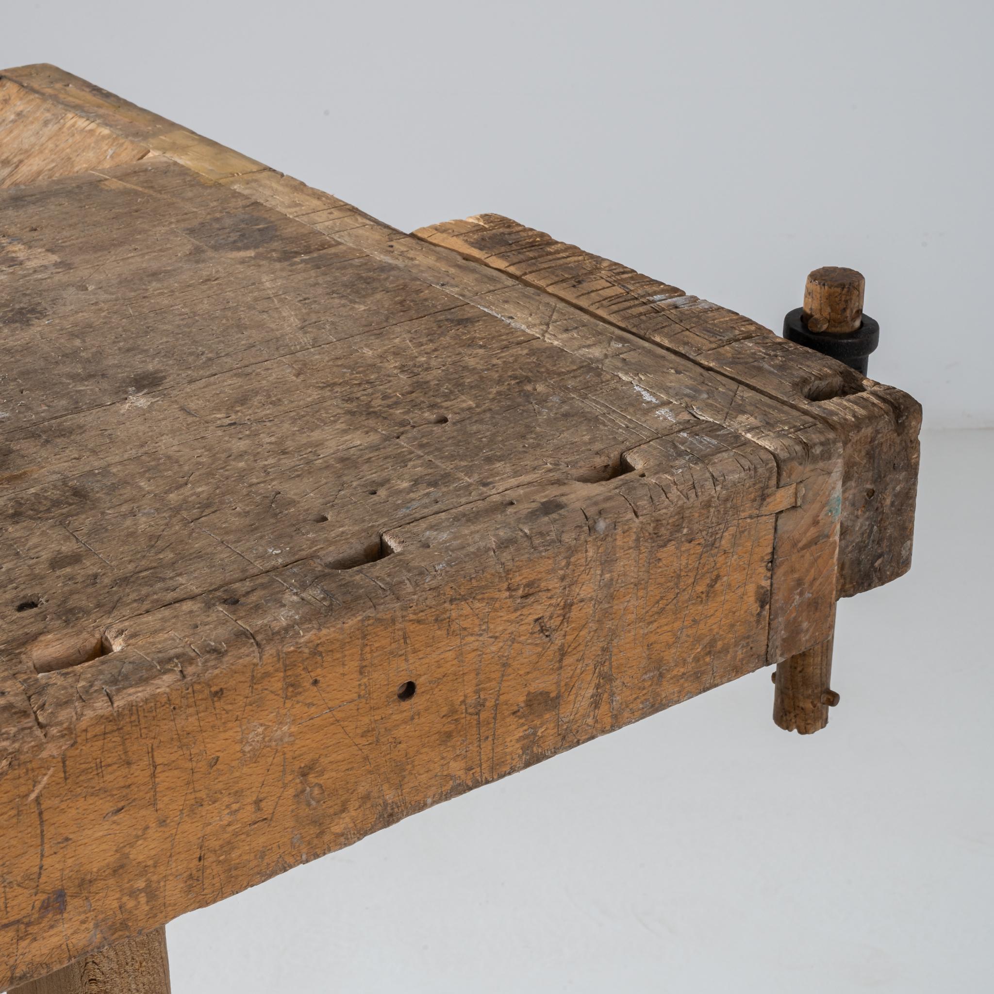 Antique Central European Carpenter’s Bench 4
