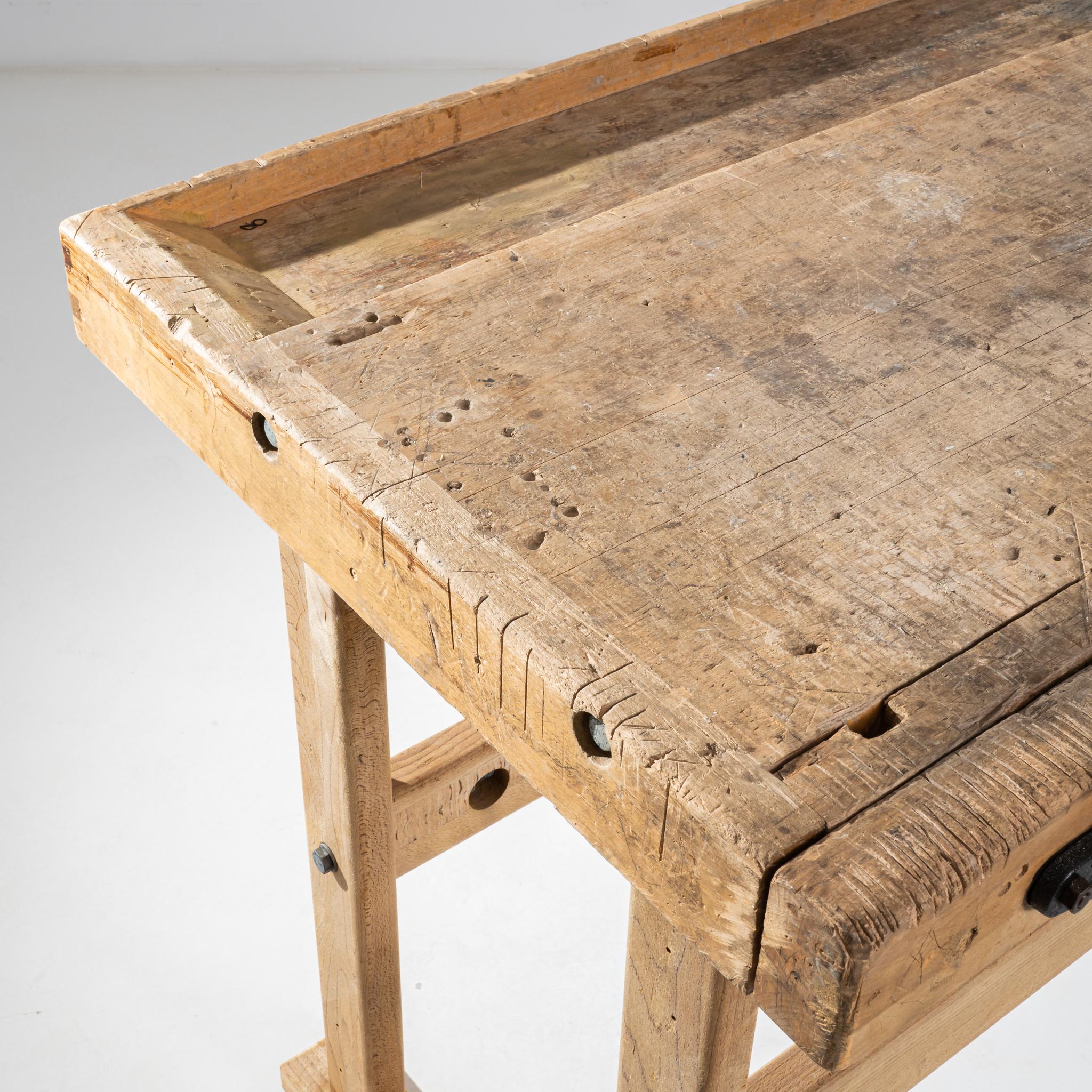 Antique Central European Carpenter’s Bench 5