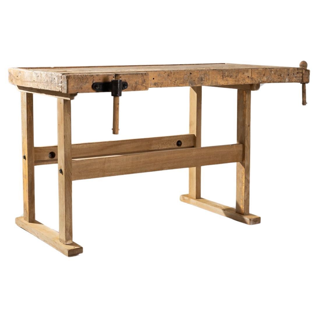 Antique Central European Carpenter’s Bench For Sale