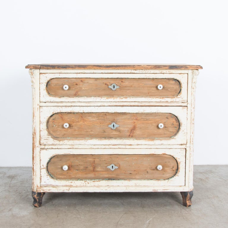 Antique Central European Drawer Chest For Sale at 1stDibs