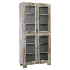 Antique Central European Patinated Vitrine