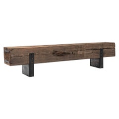 Antique Central European Timber Bench