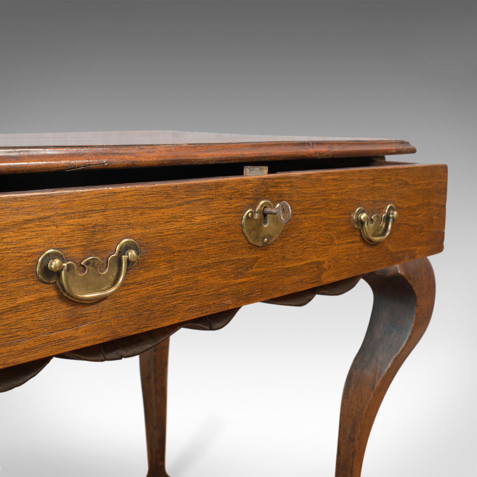 Antique Centre Table, Flemish, Mahogany, Oak, Occasional, Dutch, 18th Century For Sale 5