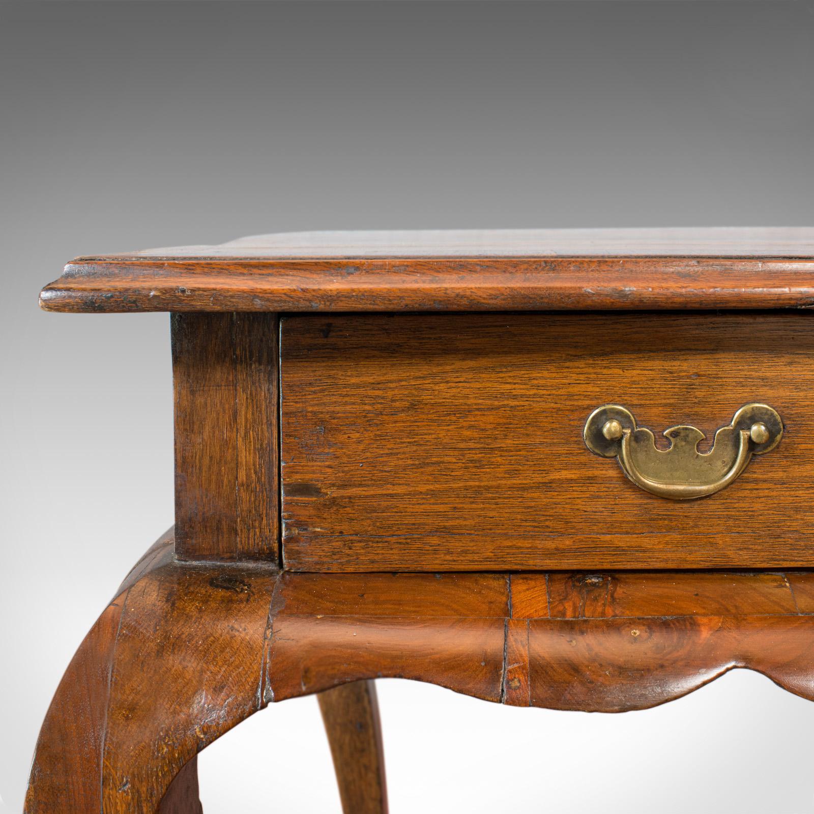 Antique Centre Table, Flemish, Mahogany, Oak, Occasional, Dutch, 18th Century For Sale 6