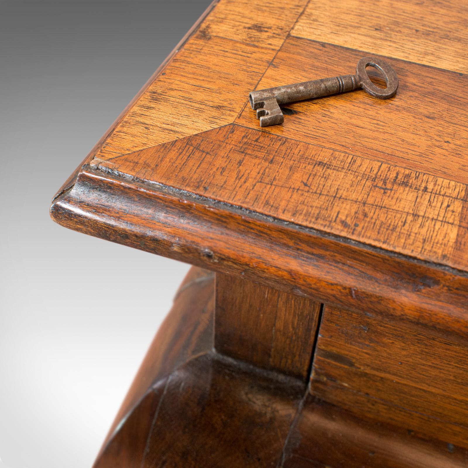 Antique Centre Table, Flemish, Mahogany, Oak, Occasional, Dutch, 18th Century For Sale 7