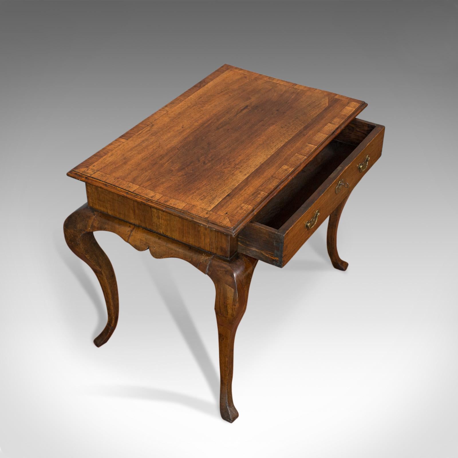 Antique Centre Table, Flemish, Mahogany, Oak, Occasional, Dutch, 18th Century For Sale 1