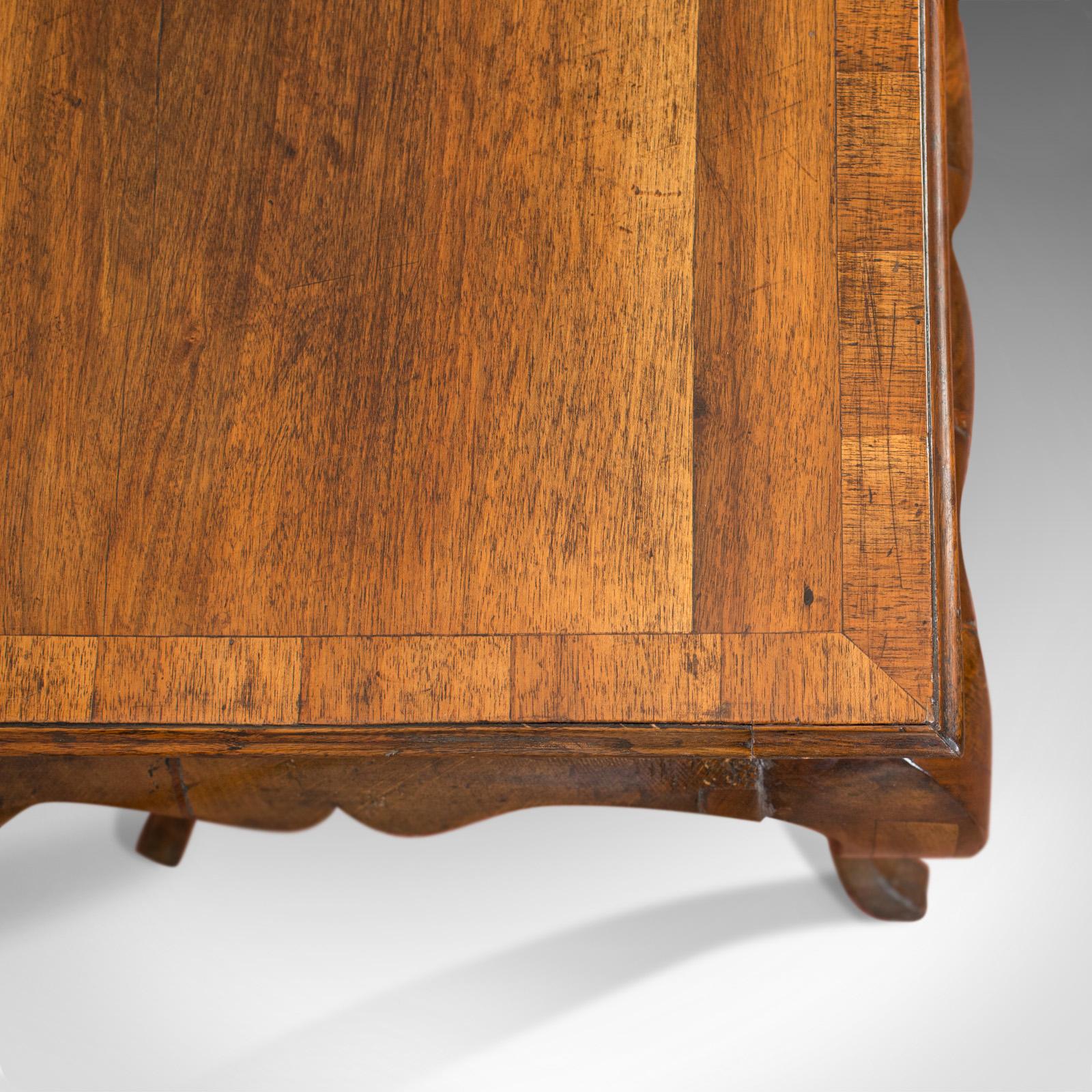 Antique Centre Table, Flemish, Mahogany, Oak, Occasional, Dutch, 18th Century For Sale 3