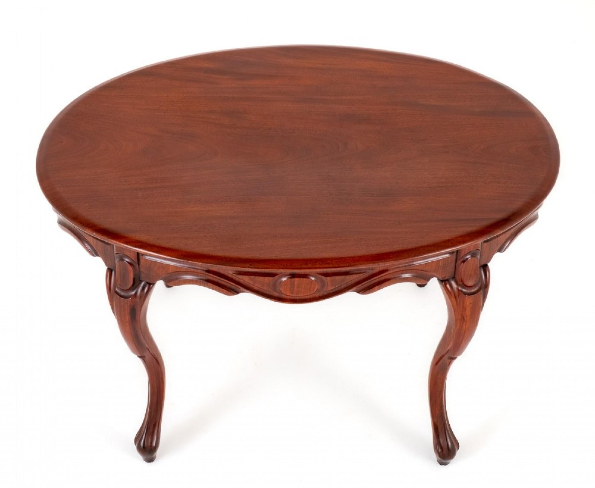 Antique Centre Table French Mahogany, 1870 In Good Condition For Sale In Potters Bar, GB