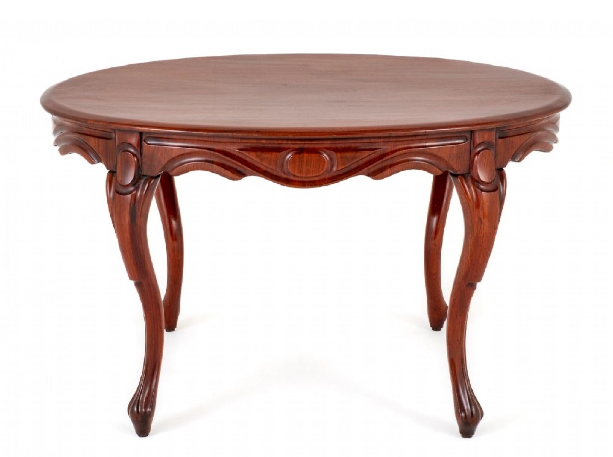Late 19th Century Antique Centre Table French Mahogany, 1870 For Sale