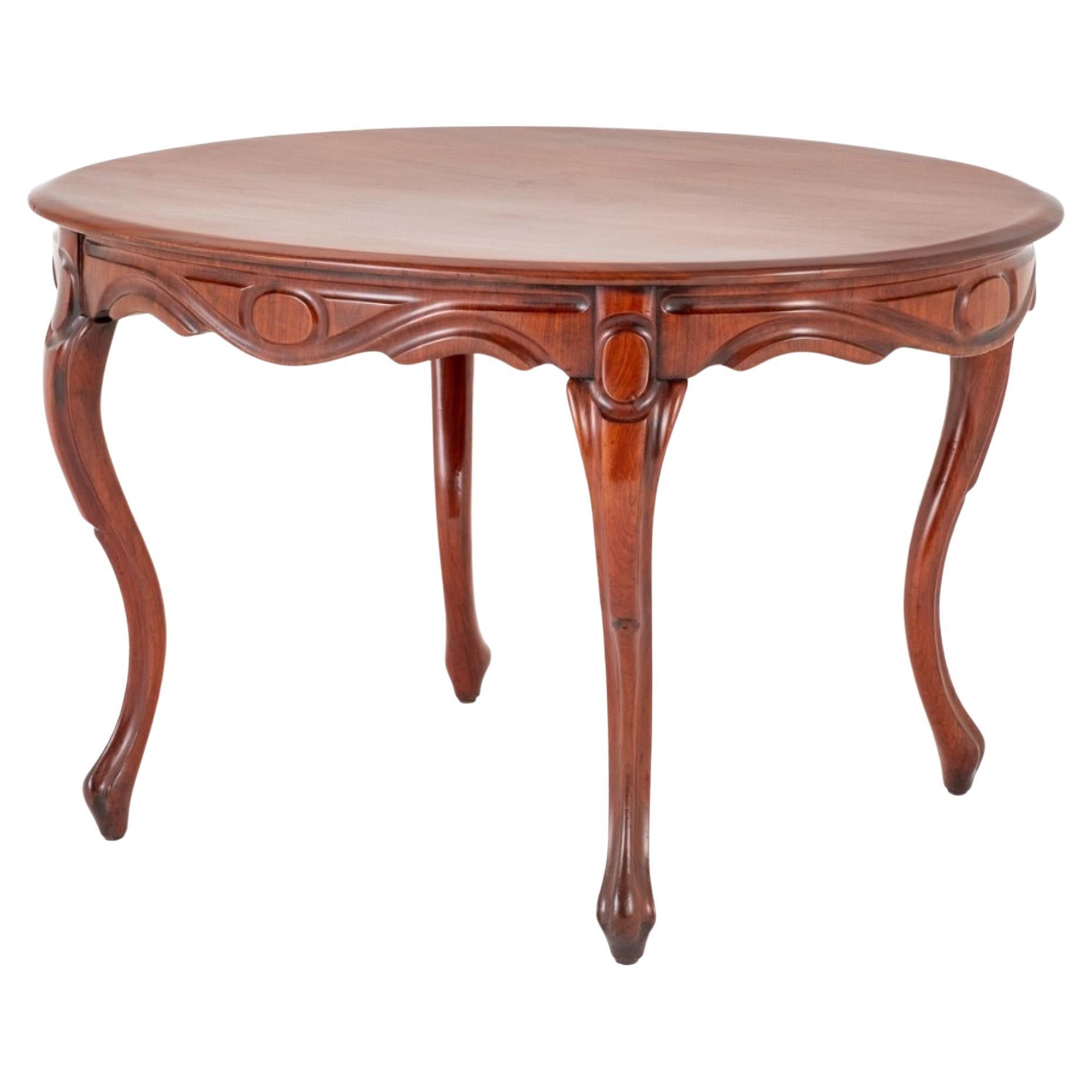 Antique Centre Table French Mahogany, 1870