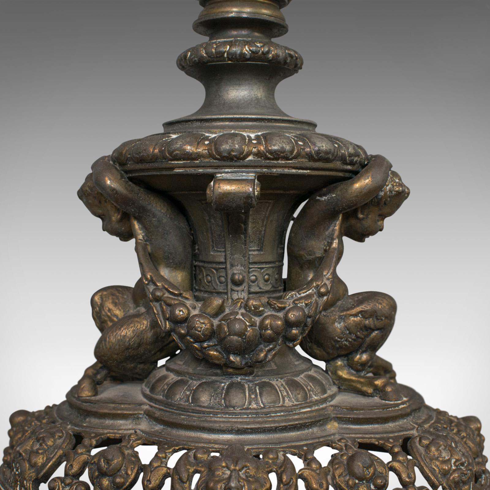 Antique Centrepiece, Classical Taste, French, Bronze Spelter, Bowl, Victorian 8
