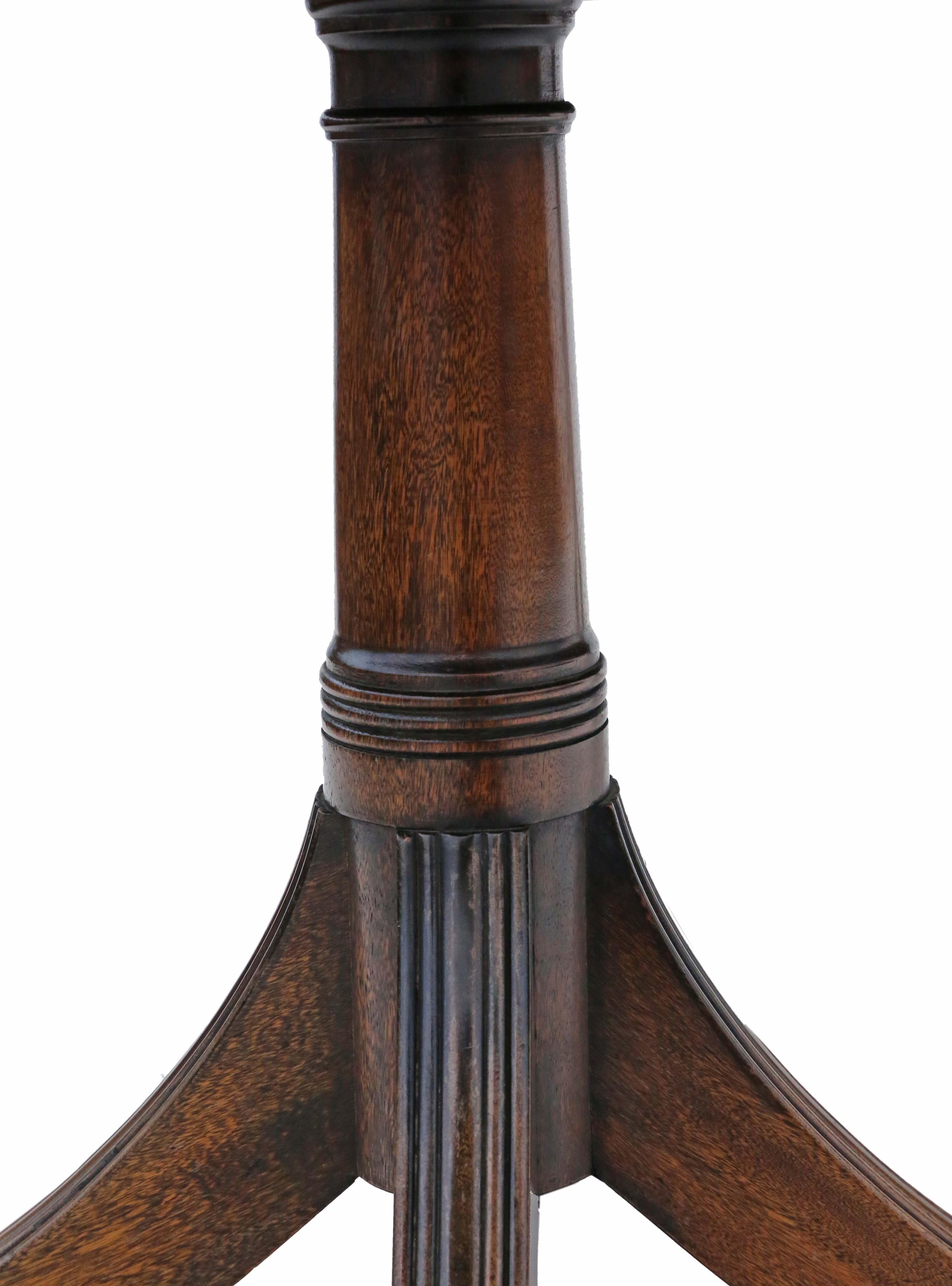 XIXe siècle Antiquities Century Mahogany Extending Dining Table Double Pedestal, Large 8'9