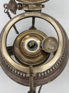 Antique Century Silver Teapot on Burner Stand