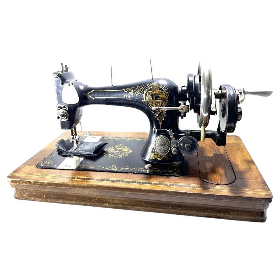 Sewing Machine Console Antique Sewing Machine Cabinet, English, Walnut, Machinist Console ...