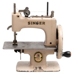 Antique Century Traditional Toy Singer Sewing Machine Reproduction, circa 1950