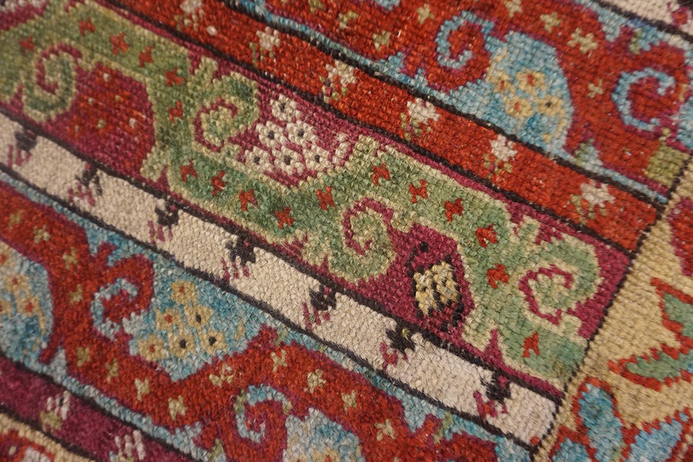 19th Century Turkish Sivas Yastik Carpet ( 1'8