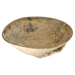 Antique Ceramic Bowl with Encrustations, Thailand, 14th - 15th Century