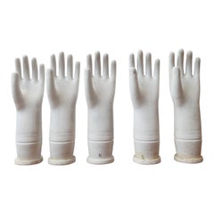 Antique Ceramic Glove Mould Hands