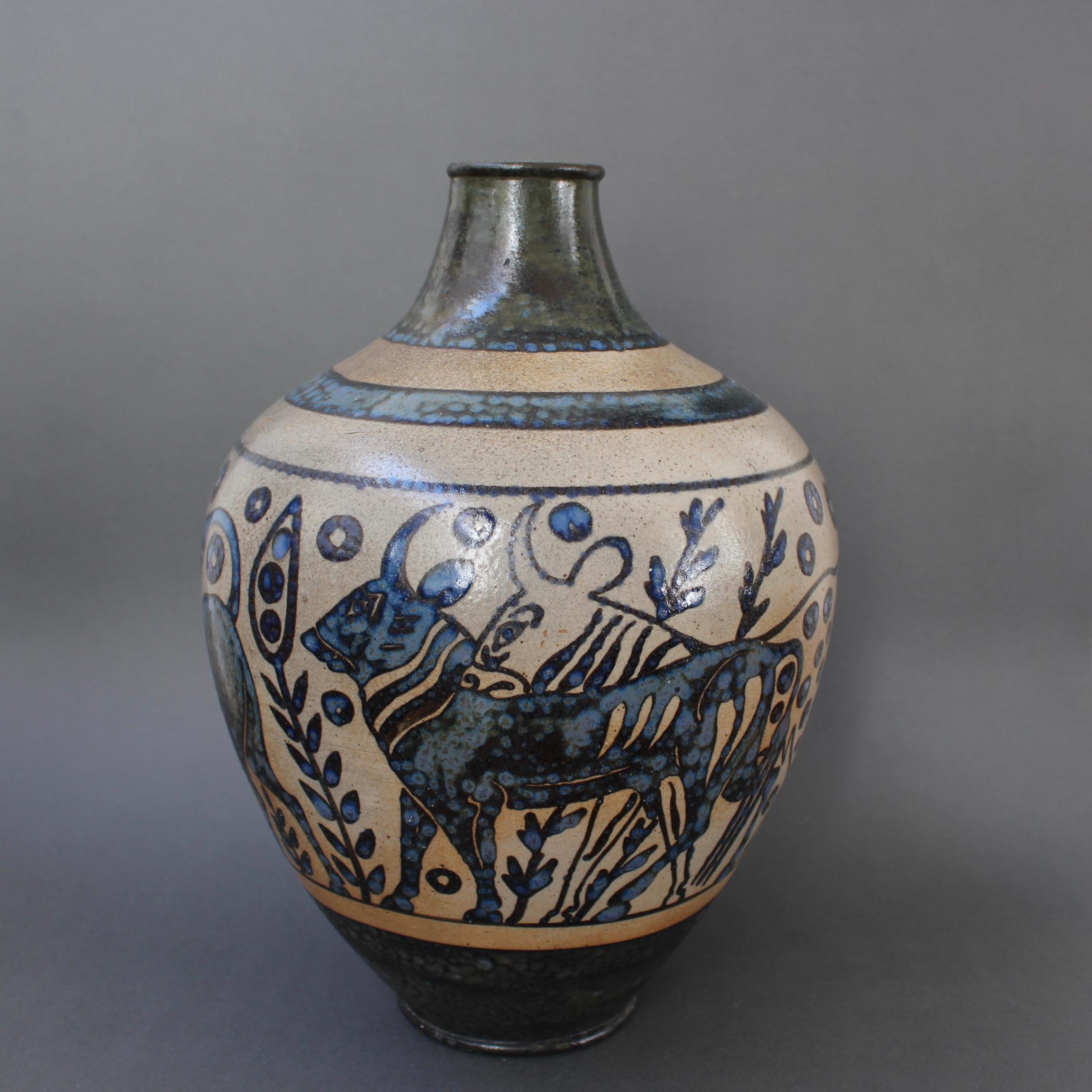 Antique Ceramic Vase by Primavera France 'Early 20th Century' In Good Condition In London, GB