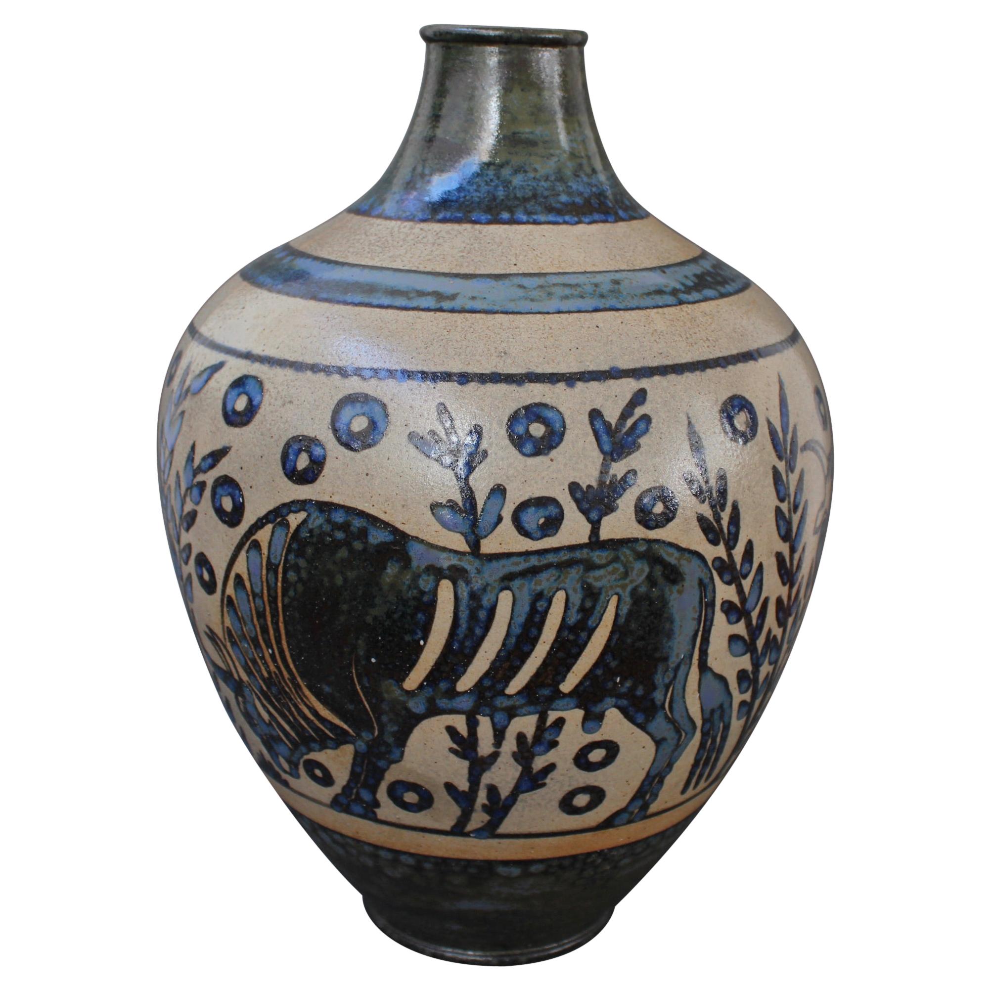 Antique Ceramic Vase by Primavera France 'Early 20th Century'