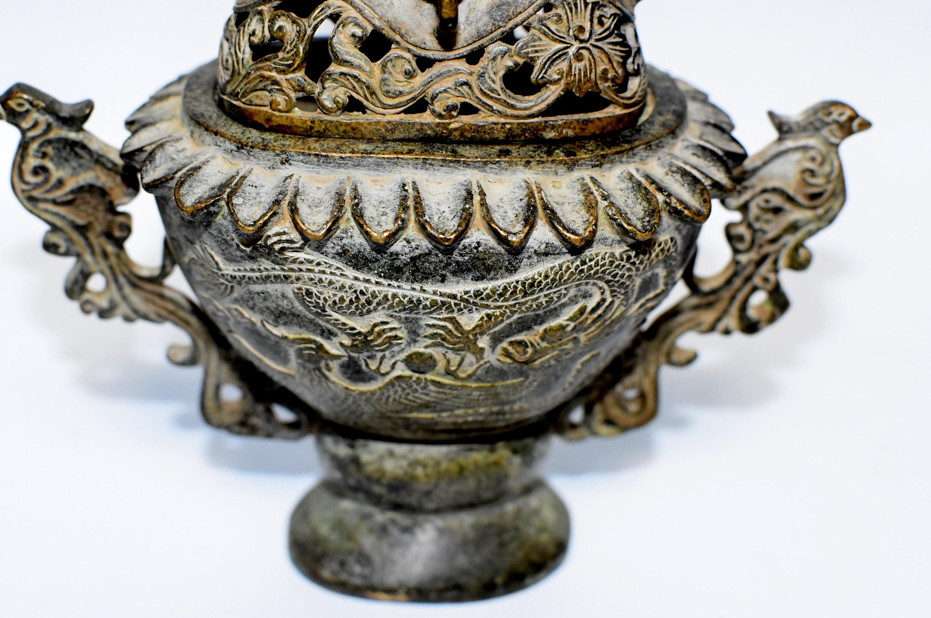 antique incense burner