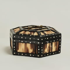 Antique Ceylonese Quill Box