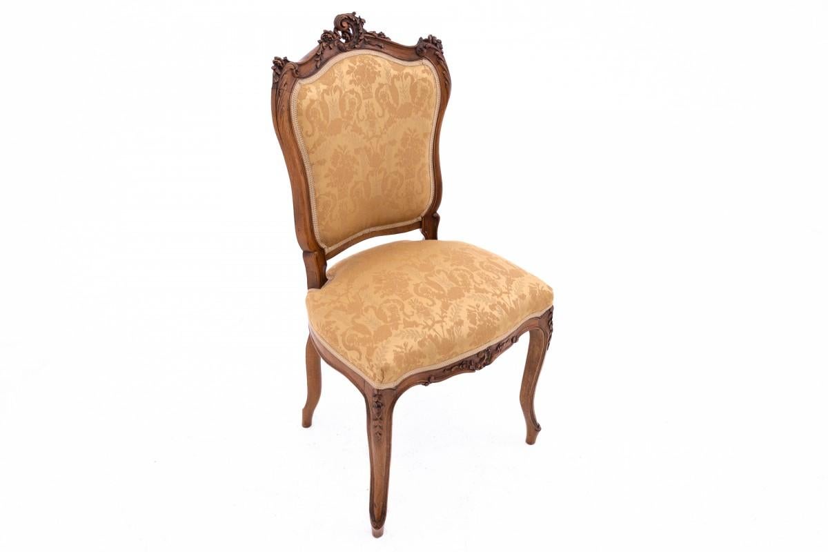 French Antique chair, France, late 19th century. After renovation For Sale